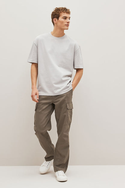 Classic Cargo Trouser Brown Mushroom