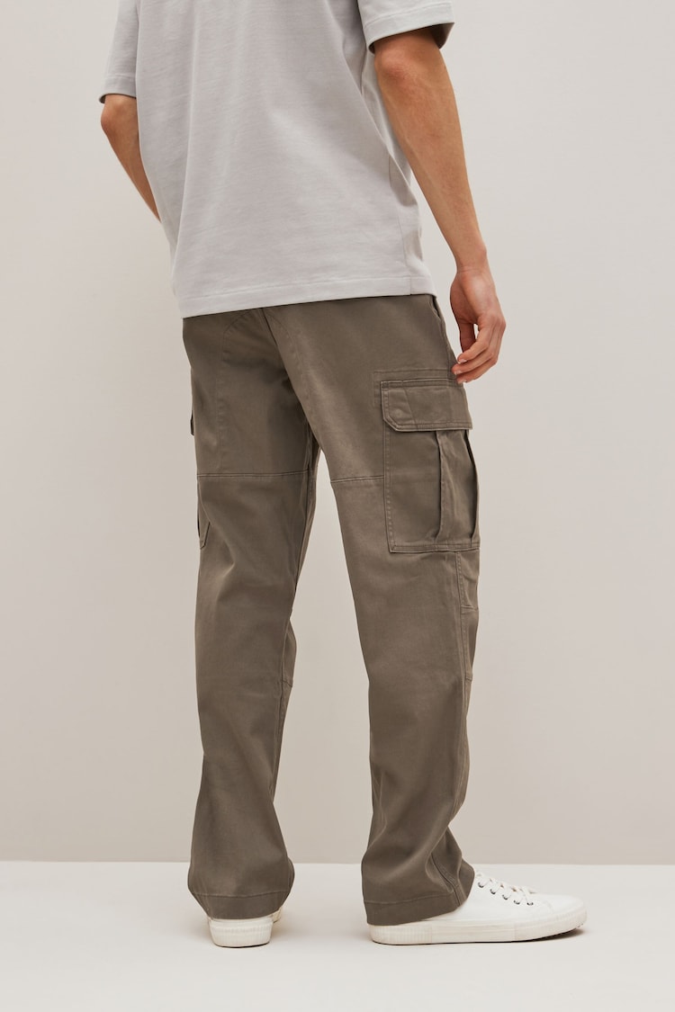Classic Cargo Trouser Brown Mushroom