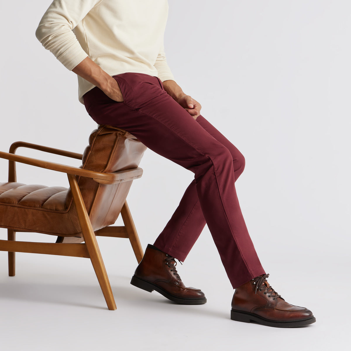 Classic Casual Chinos Mulberry