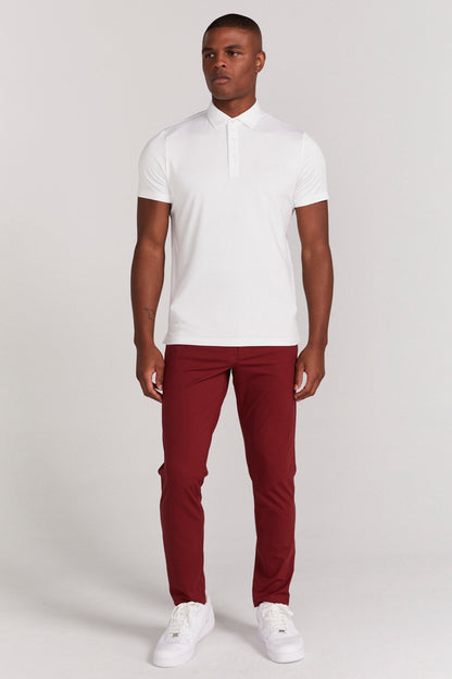 Tech Stretch Golf Chino Maroon