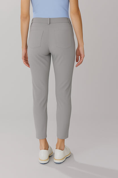Womens Golf Capri Gray