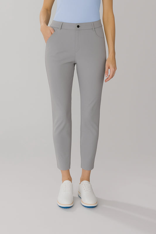 Womens Golf Capri Gray