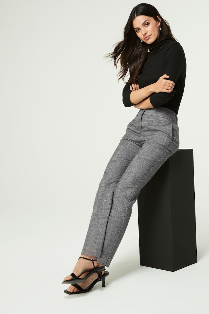 Slim Tailored Trousers Grey