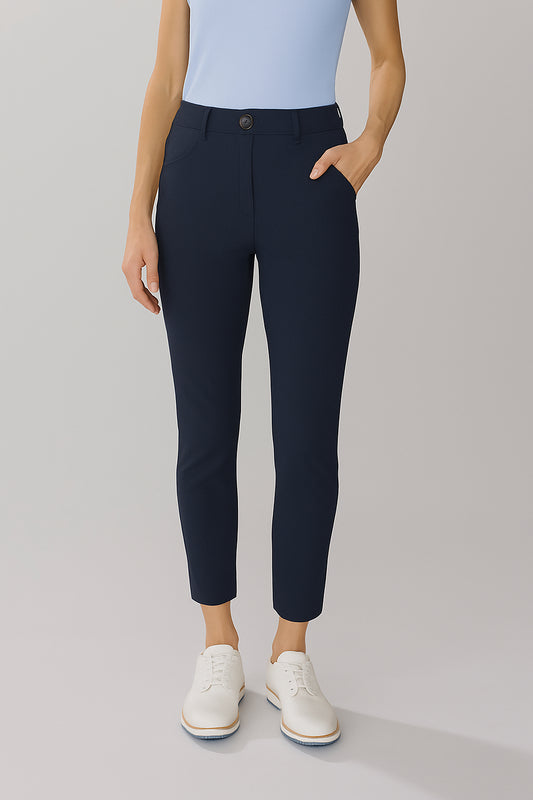 Womens Golf Capri Navy