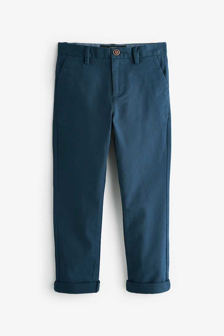 Boys Stretch Chino Trousers French navy blue